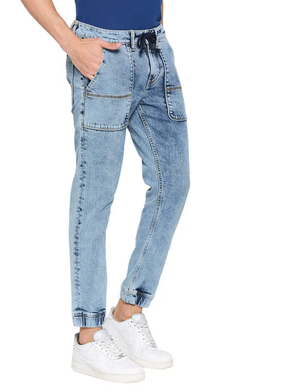 Blue Men's Joggers by Being Human Clothing